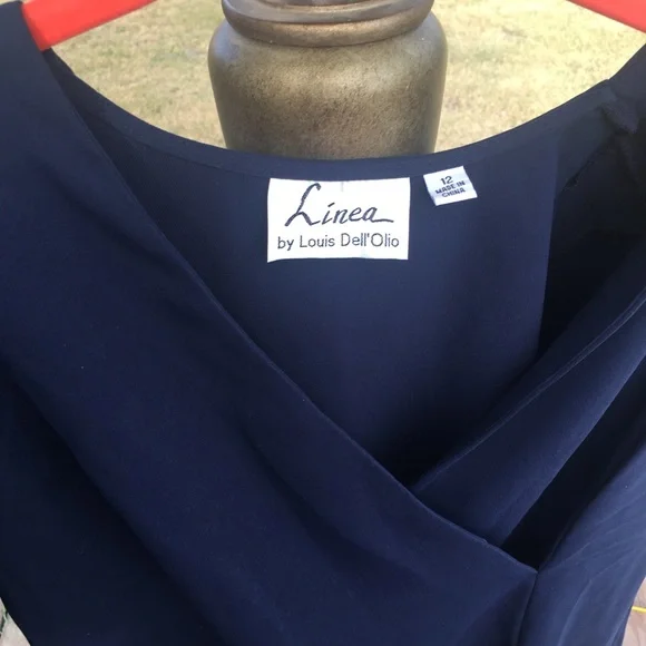Linea by Louis Dell’Olio Navy Blue Size 12 - Picture 4 of 4